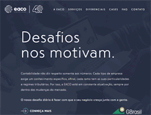 Tablet Screenshot of eaco.com.br